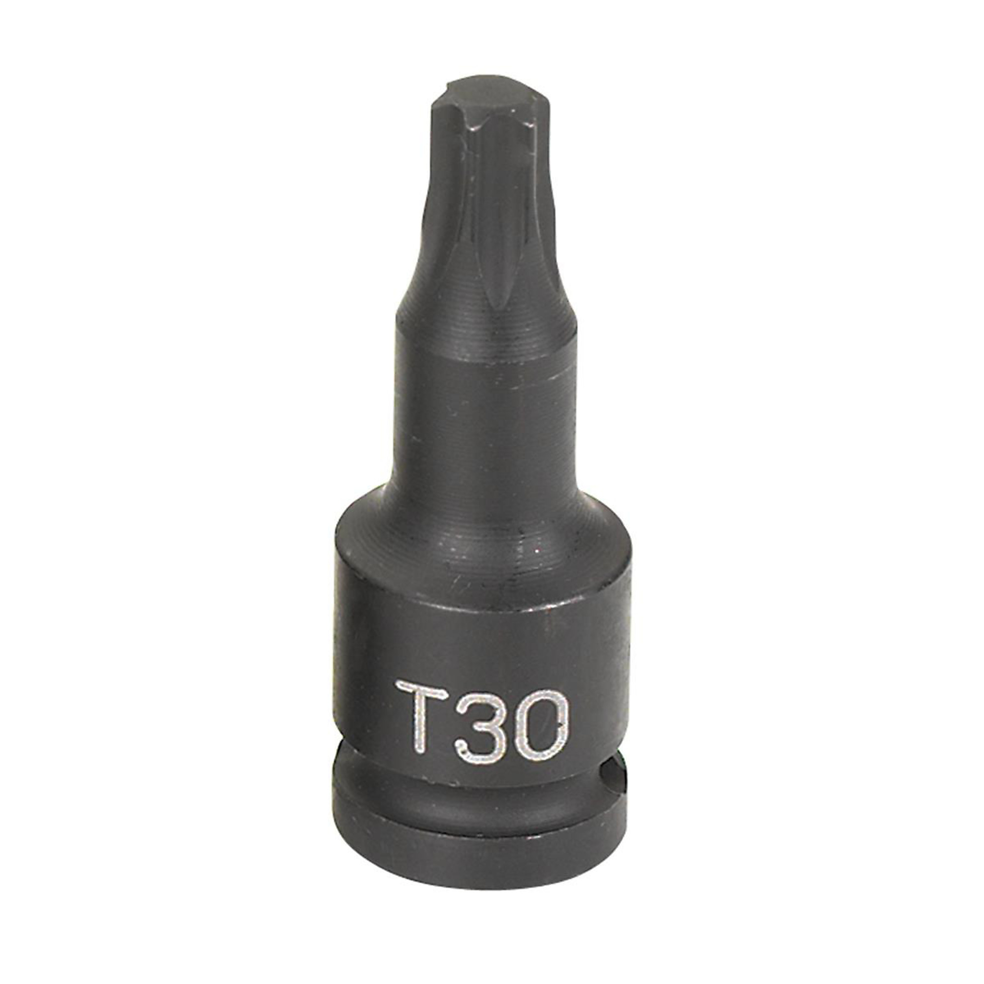 Grey Pneumatic Impact Socket — T30, 1/4in. Drive, Chrome-Molybdenum, Model# GRE930T